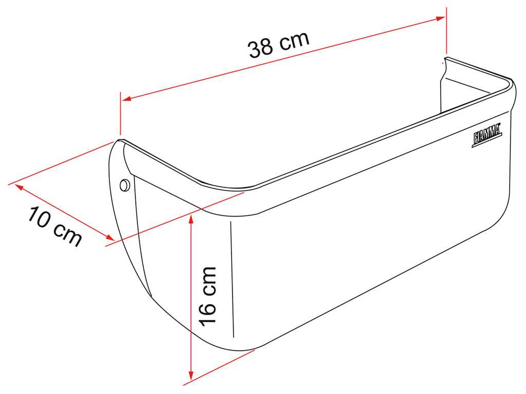 Fiamma Pocket XL opbergvak