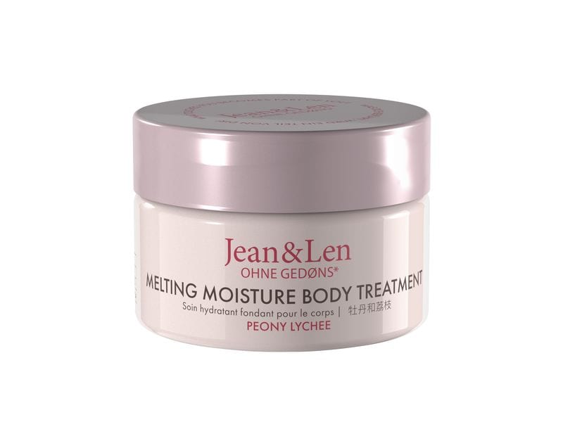 Jean & Len Body Butter Body Treatment Peony and Lychee 50 m Natürliche Körperbutter für kleine Verwöhn Momente to go