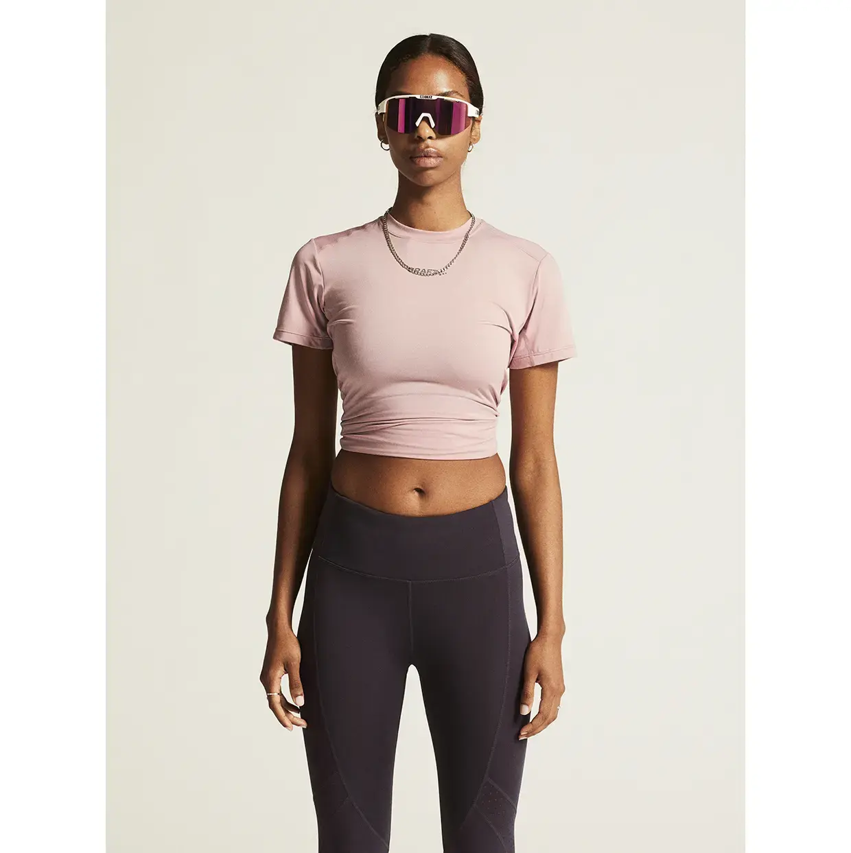 Craft ADV Essence 3 Hardloopshirt Korte Mouwen Roze Dames