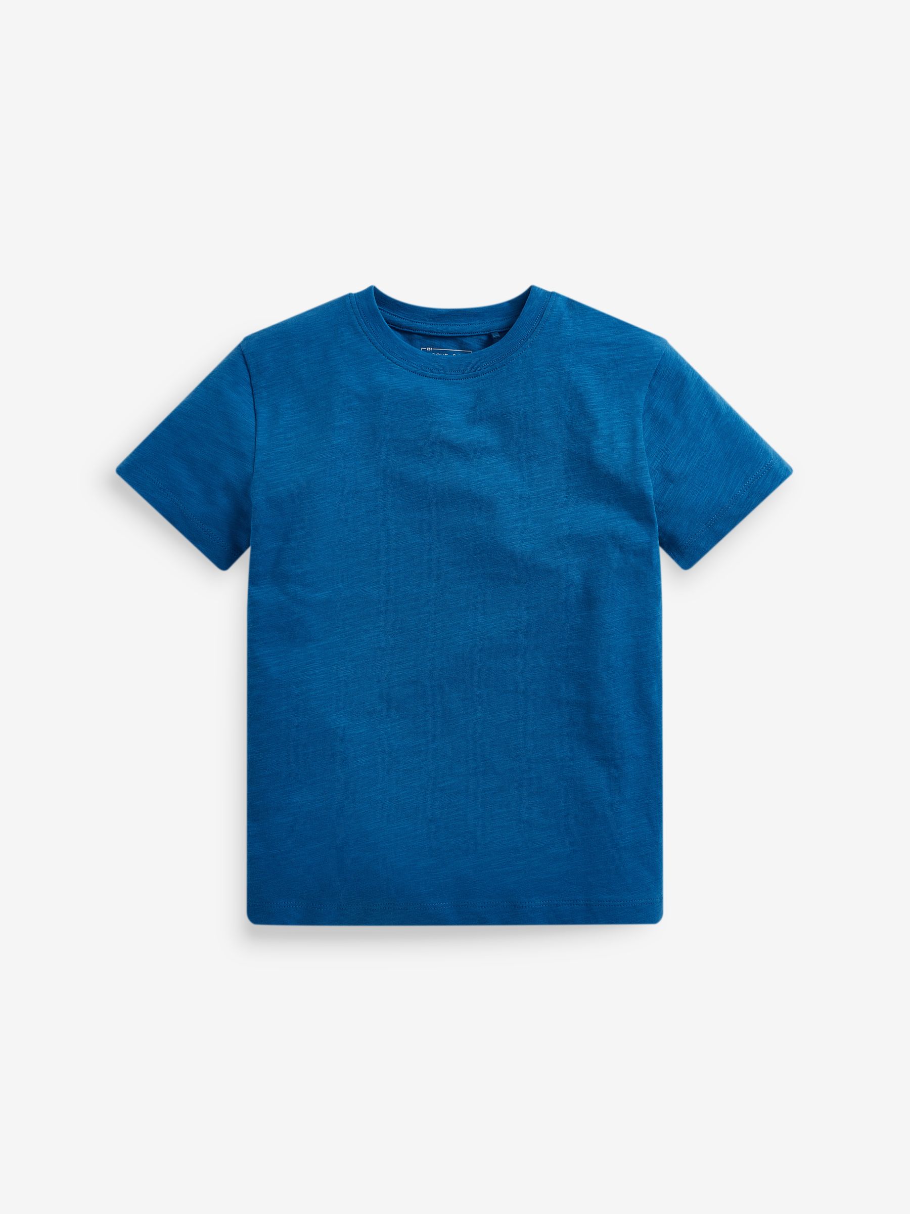 Rood/zwart/grijswit/blauw/groen - Set van 8 T-shirts met korte mouwen (3-16 jr)