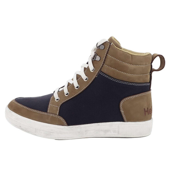 Helstons - Baskets Osaka - tissu Taupe / Bleu