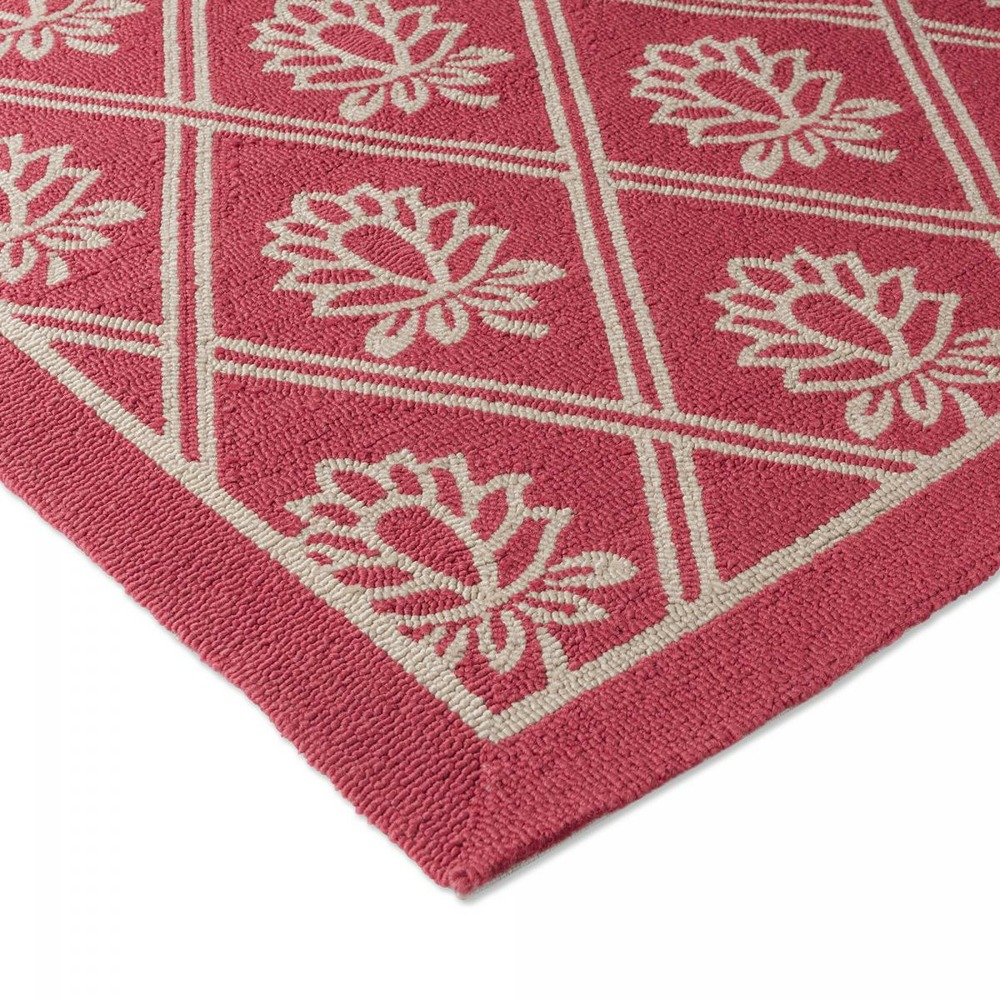 Tapis extérieur rouge 250x350 cm