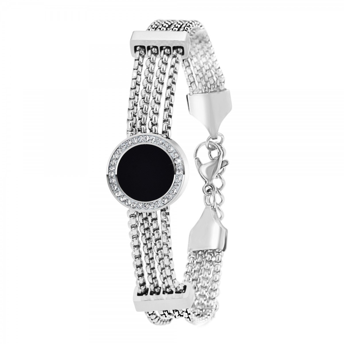 Bracelet en acier inoxydable SC Crystal