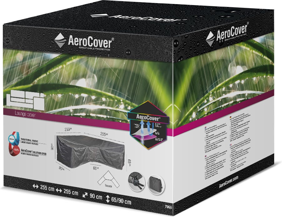 Aerocover loungesethoes 255 x 255 B 90 H 65/90 cm
