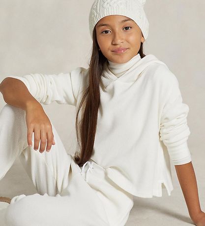 Polo Ralph Lauren H?ttetr?je - Cropped - Hvid