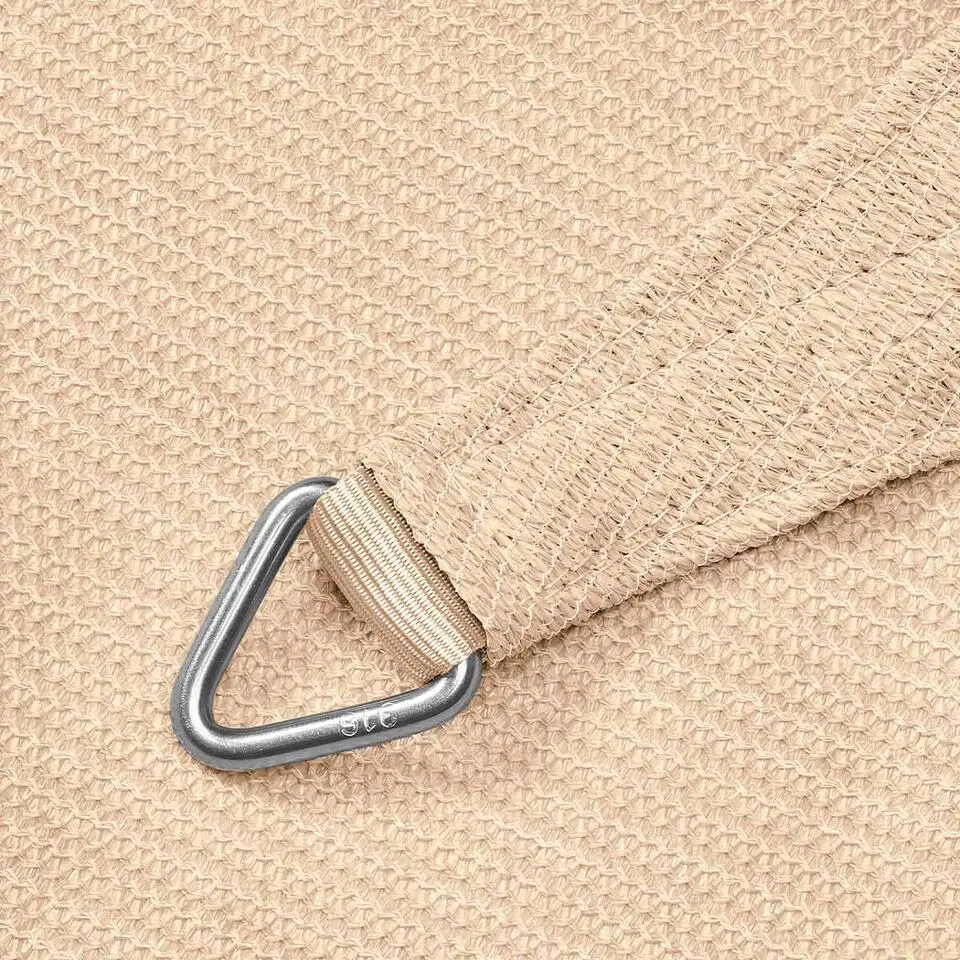 Platinum Coolfit schaduwdoek driehoek 5.0x5.0x5.0m - Gebroken Wit