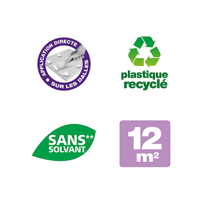 Colle Quelyd pour Dalles de plafond Pâte 4 kg