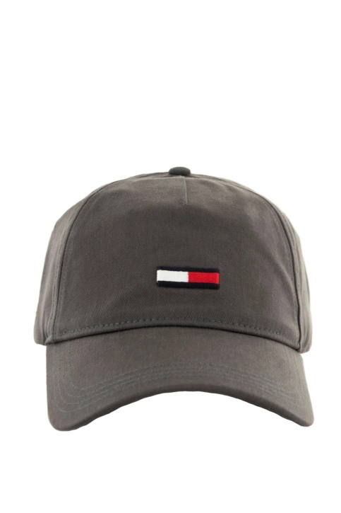 Casquettes tommy jeans elongated flag p4e dark grey