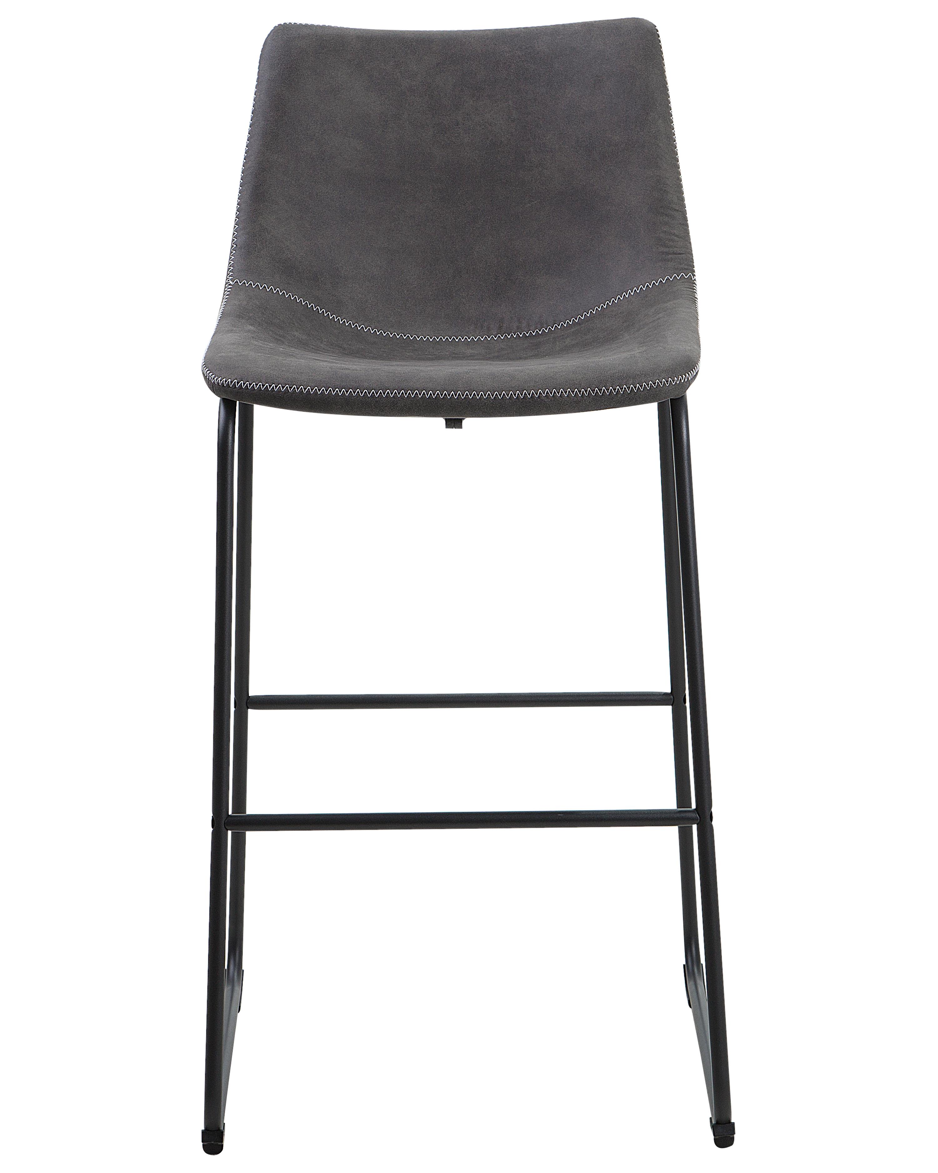 Set van 2 barstoelen FRANKS Grijs