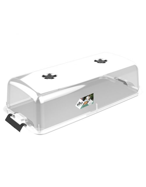 Elho Green Basics Kweekhuis Deksel - Kweekbenodigdheden - 74.8x35.5x20.3 cm Transparant Xxl