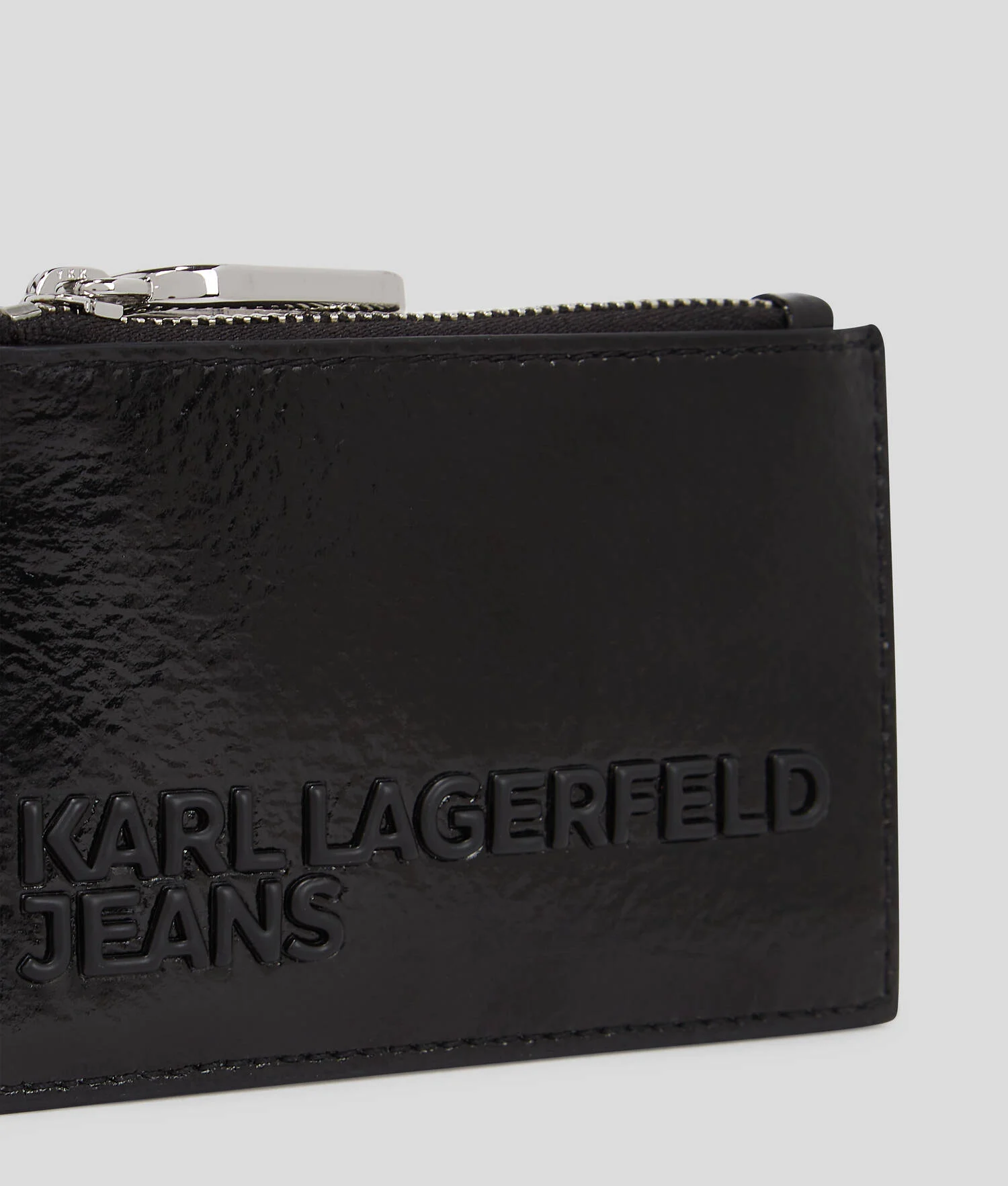 PORTE-CARTES EN SIMILI CUIR - Noir