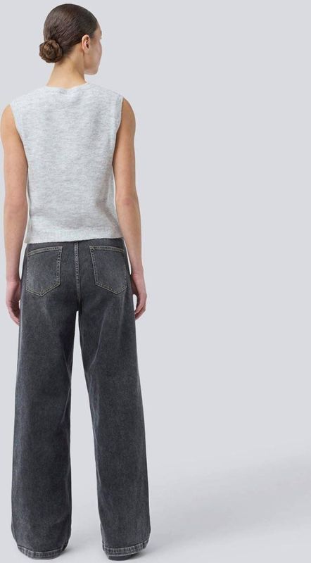 Modström - Wide Leg Jeans - Zwart - Denim