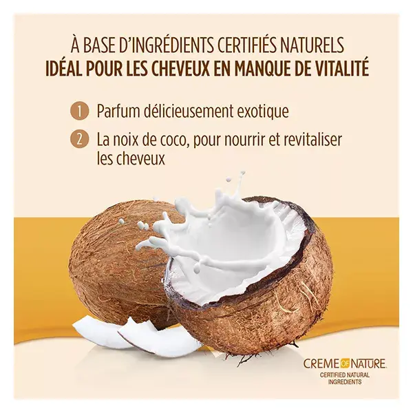 Creme of Nature, CNI, Shampoo de Leite de Coco, Desembaraçante e Condicionador (354ml)
