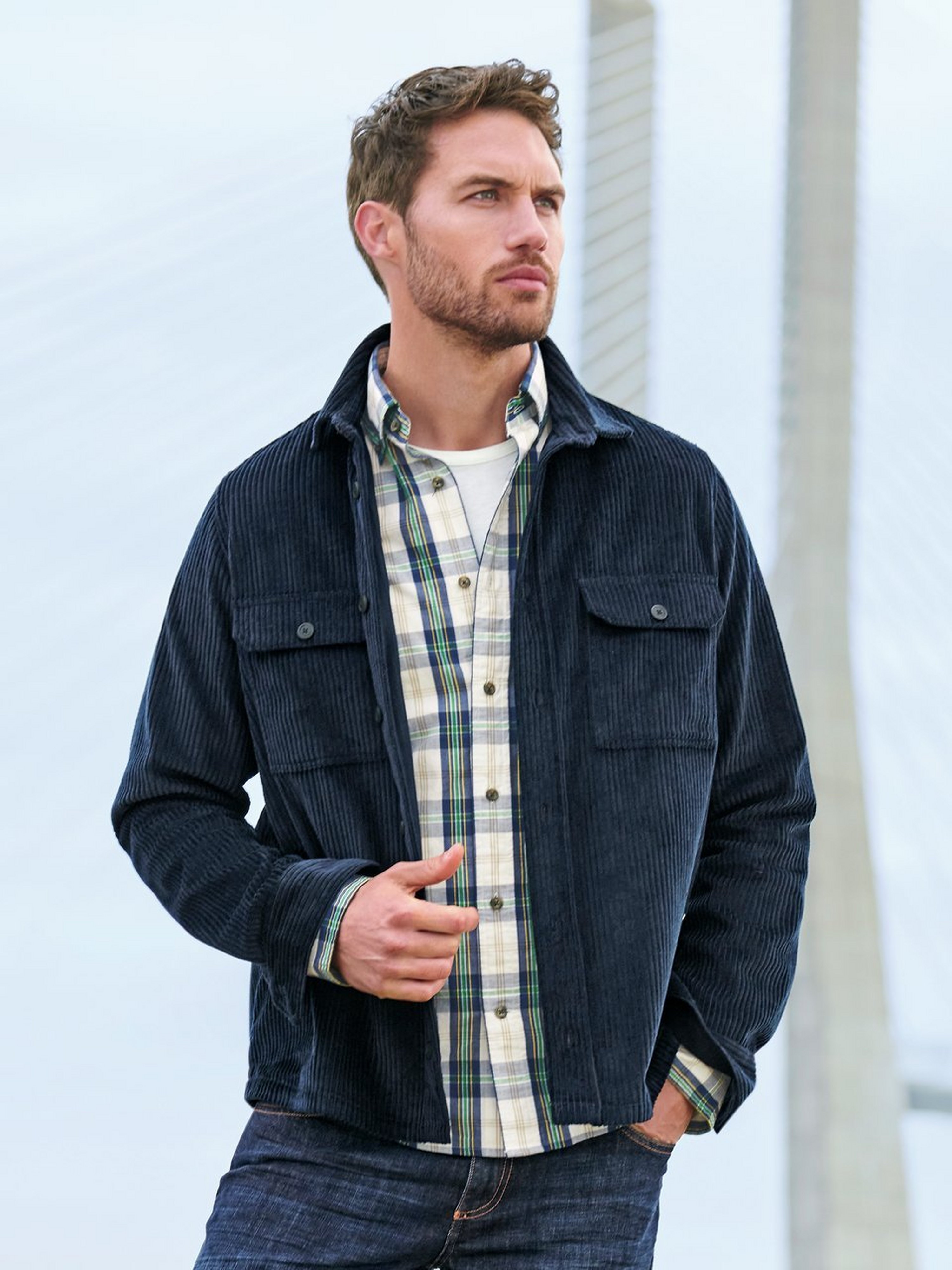 Cord-Overshirt