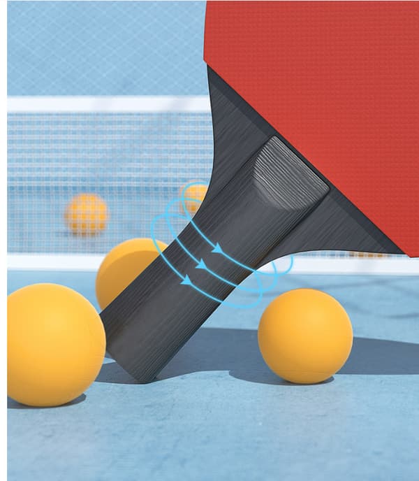 INF Profesjonelt bordtennisracketsett med bæreveske
