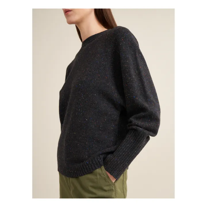 Bellerose Pull Kear Laine Recyclée - Collection Femme | Charbon