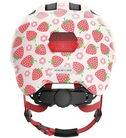 Abus Fahrradhelm - Smiley 3.0 LED - Rose Strawberry