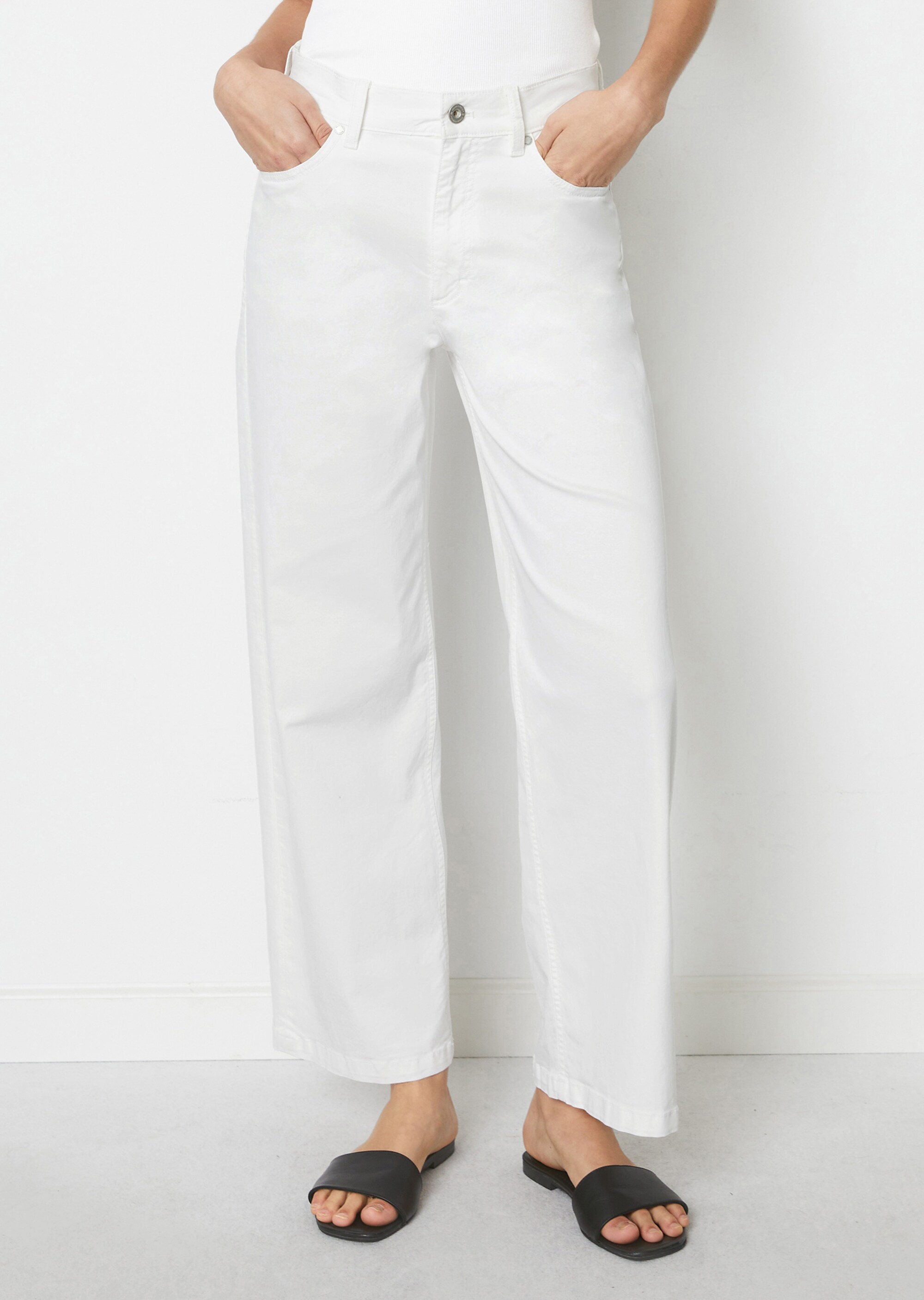 Wide Leg Pantsaus Organic-Cotton-Lyocell-Stretch-Mix