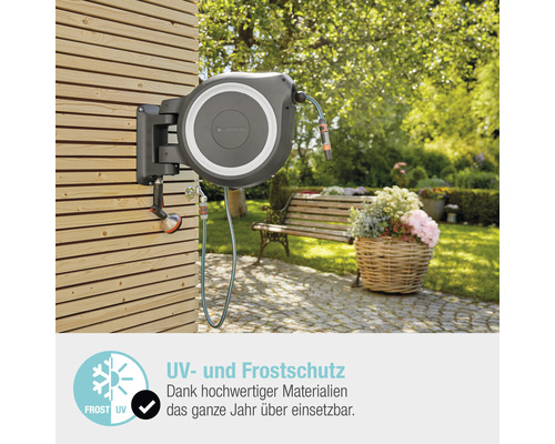 GARDENA RollUp XL wandslangenbox inclusief 35 m slang, 180° draaibaar en RollControl-technologie
