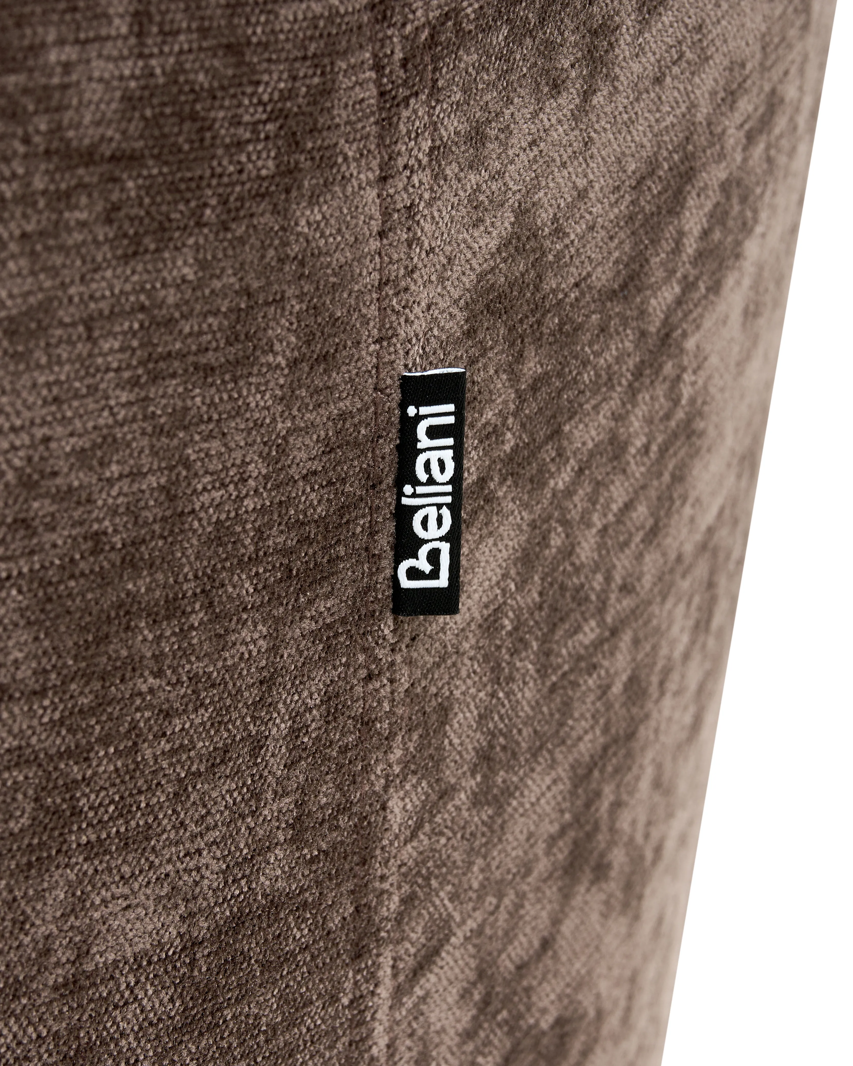 Fauteuil EIBY Chenille Donkerbruin