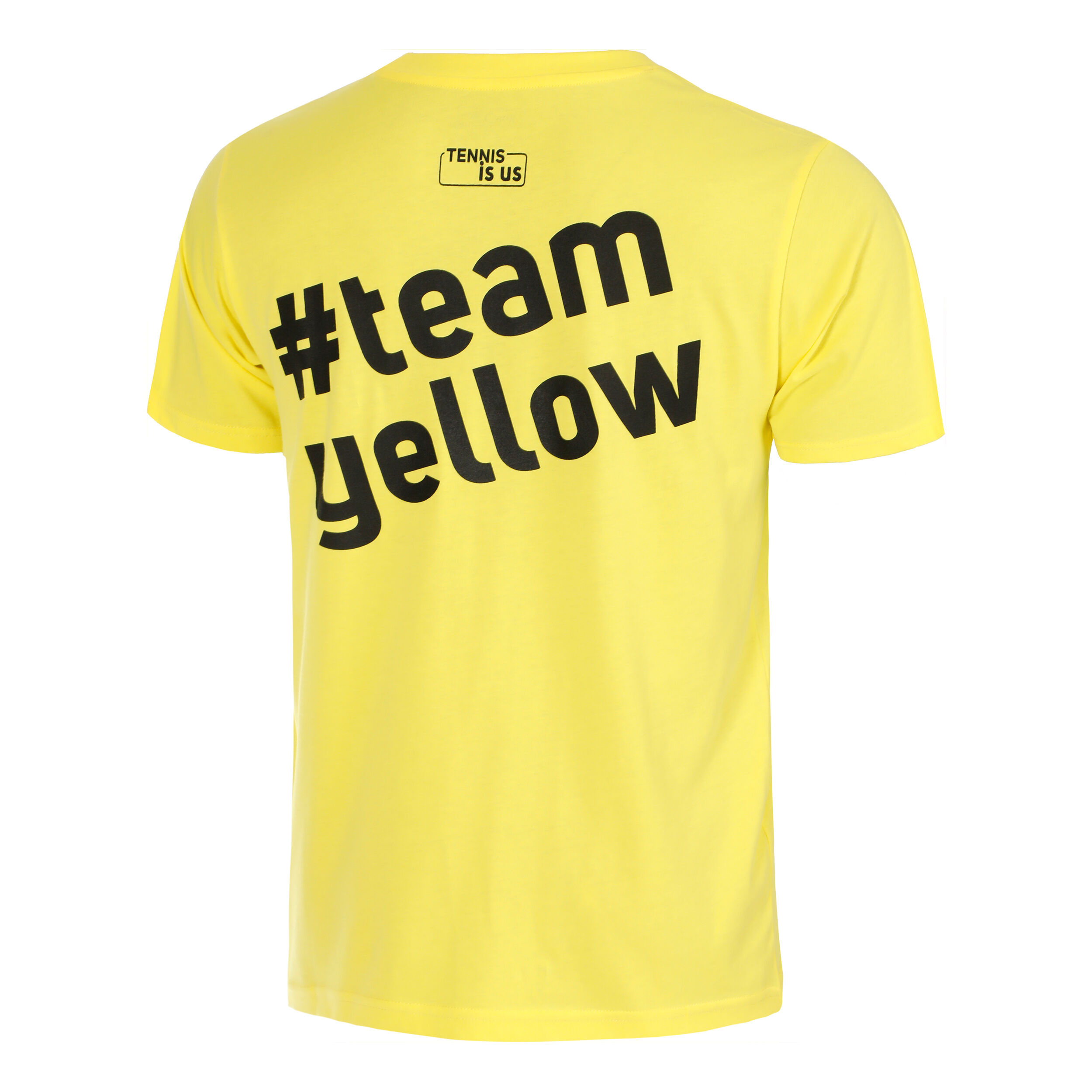 Tennis-Point Team Yellow T-shirt Hommes - Jaune