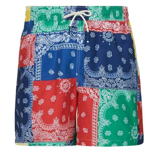 Polo Ralph Lauren - MAILLOT DE BAIN UNI EN POLYESTER RECYCLE Multicolor / Archival / Bandana / Patchwork