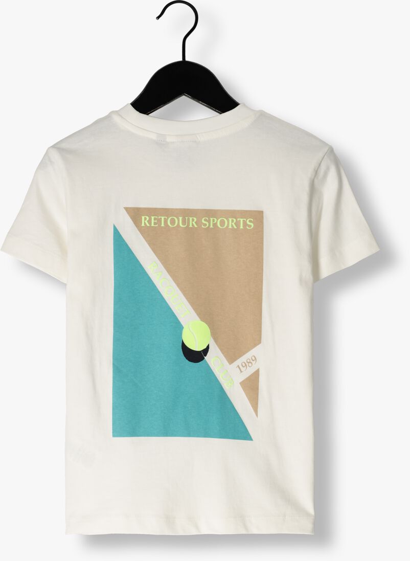 RETOUR gebroken wit retour t-shirt ves 1
