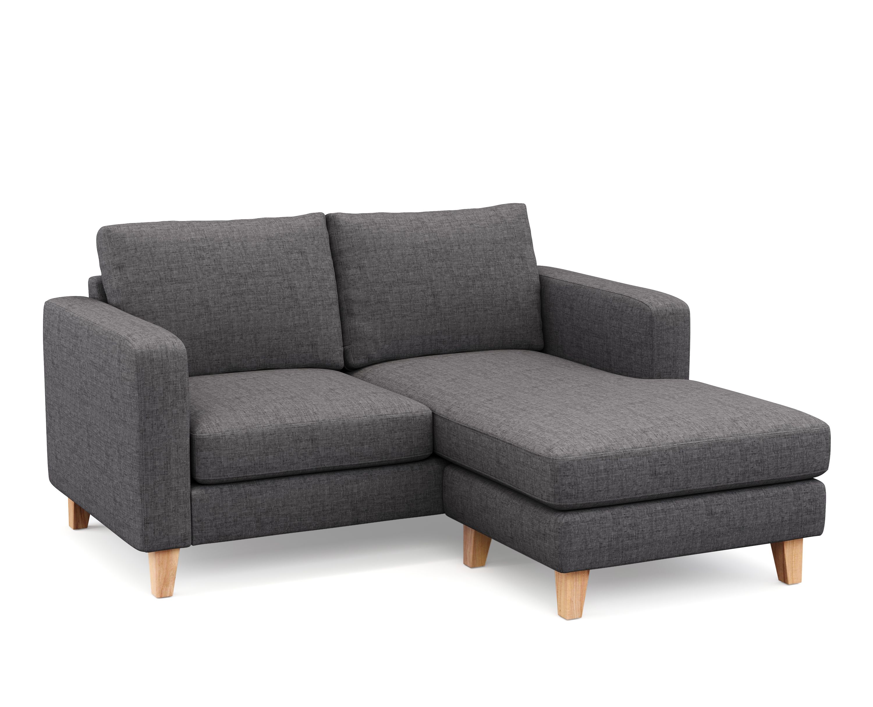 Ecksofa NOLAN rechts anthrazit