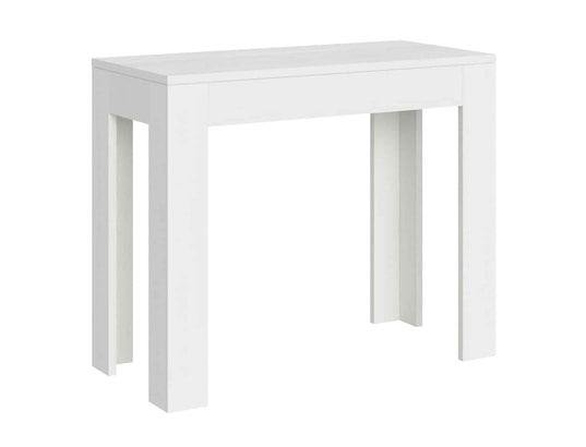 ITYHOME - Console extensible bora 90x42/198cm frêne blanc