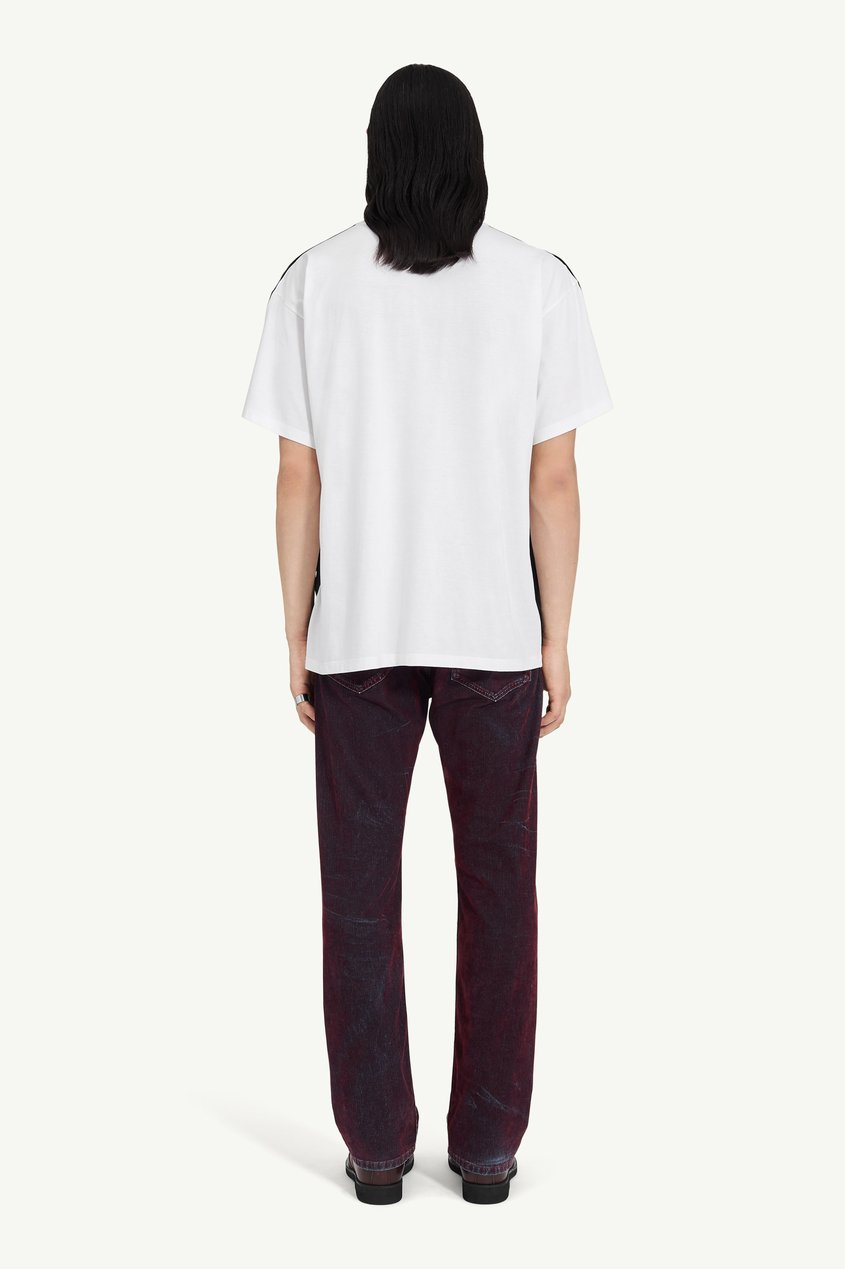 T-shirt Trompe l'oeil en coton pour homme | MM6