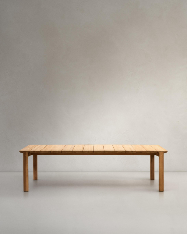 Kave Home Icaro tuintafel 280x112 teak
