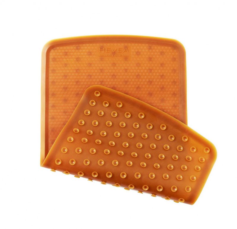 Hevea Naturgummi Sklisikker Badematte, Natur