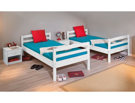 INTERLINK - Lit superposé Rick 90x190 blanc