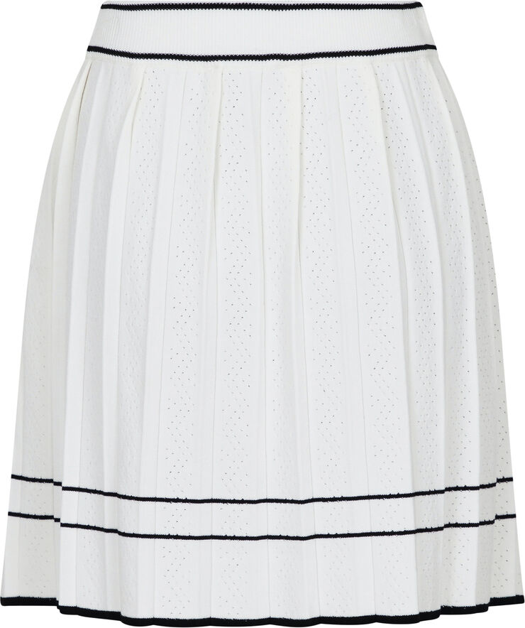 Neo Noir Dora Knit Skirt Off white