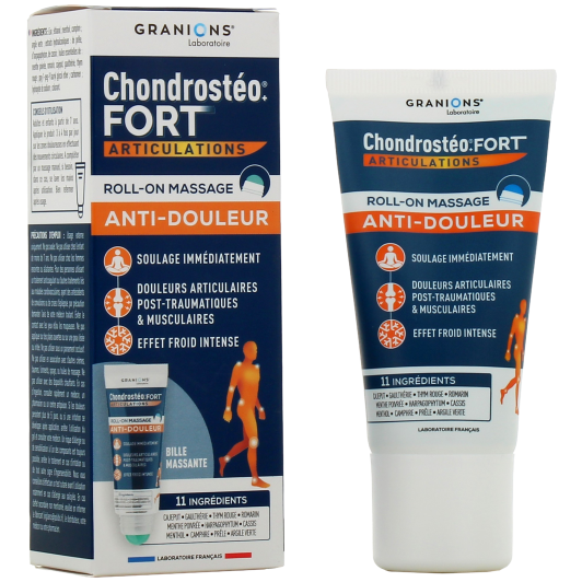 Roll on massage anti douleur Chondrosteo Fort - Muscles, articulations