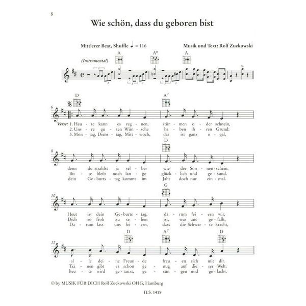 Sikorski Musikverlage Rolfs Top 100