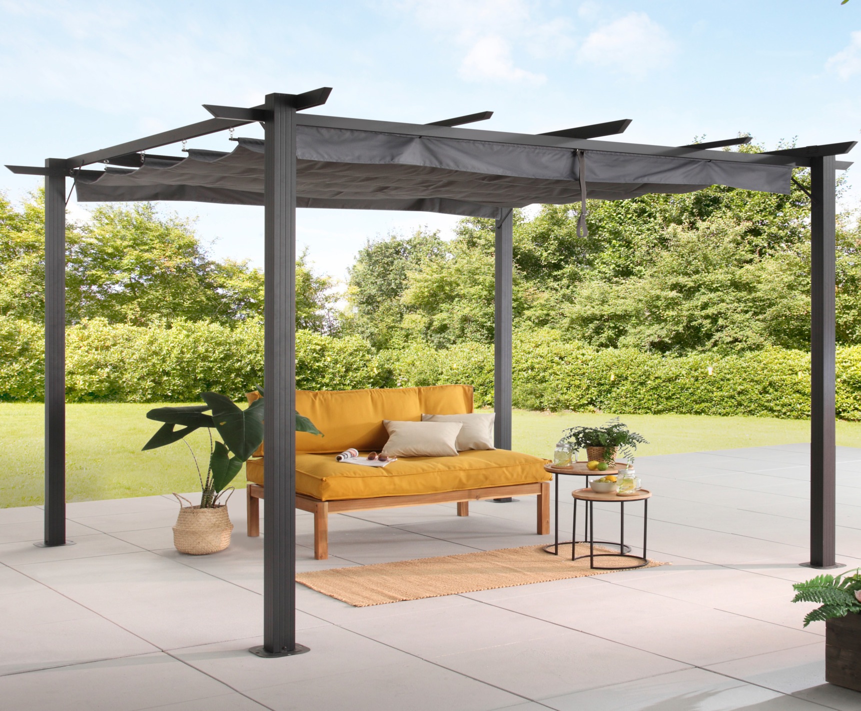 KONIFERA Pavillon-Ersatzdach »Tilos« Stoffmass ca. 245x330cm, mit PU-Beschichtung