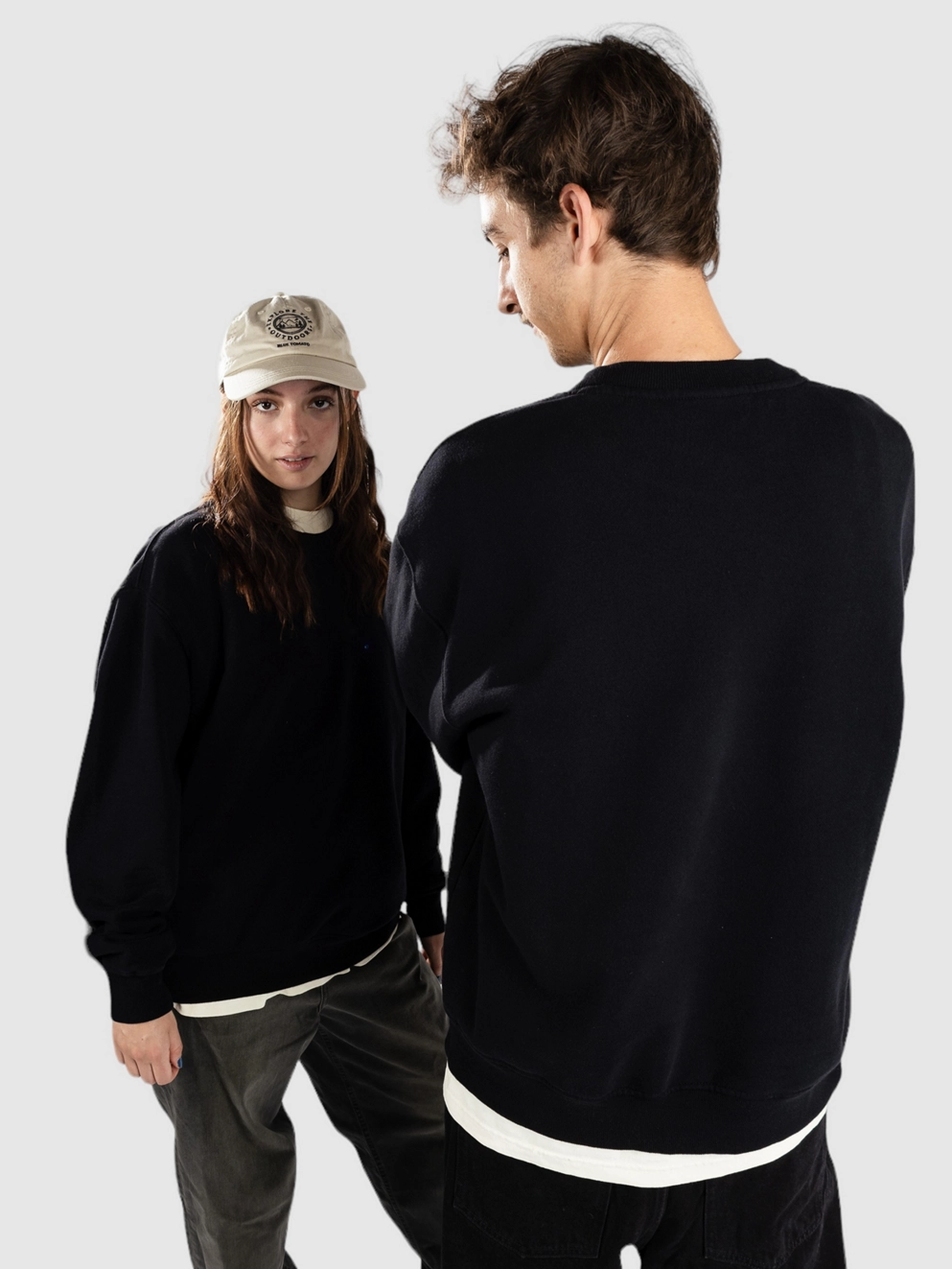 Shaka Wear 13.5 Oz Garment Dye Fleece Sweater black