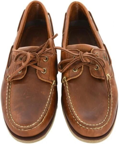 Timberland Authentic Classic Boat Shoe Leather Beige Loafers