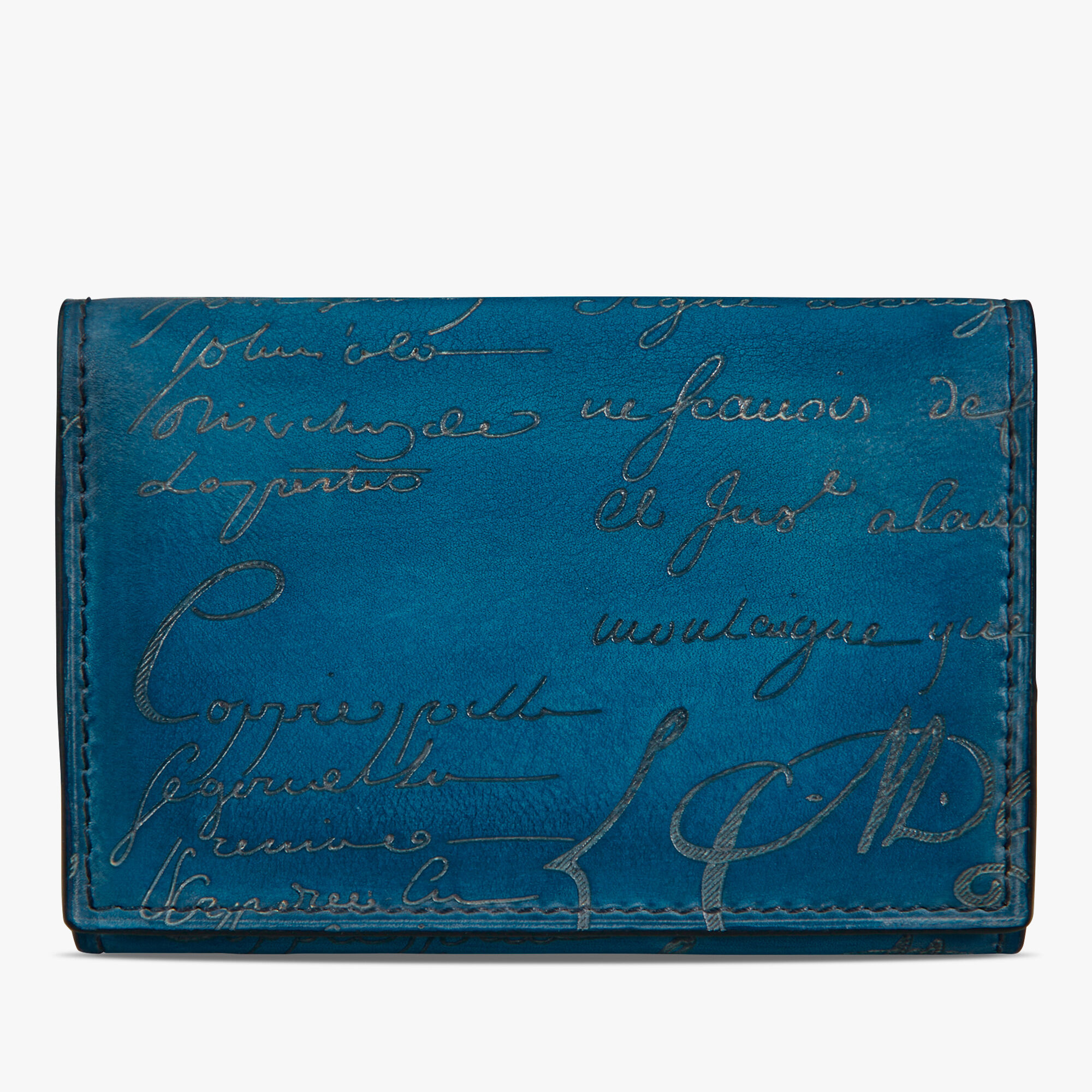 Porte-Cartes Imbuia En Cuir Scritto