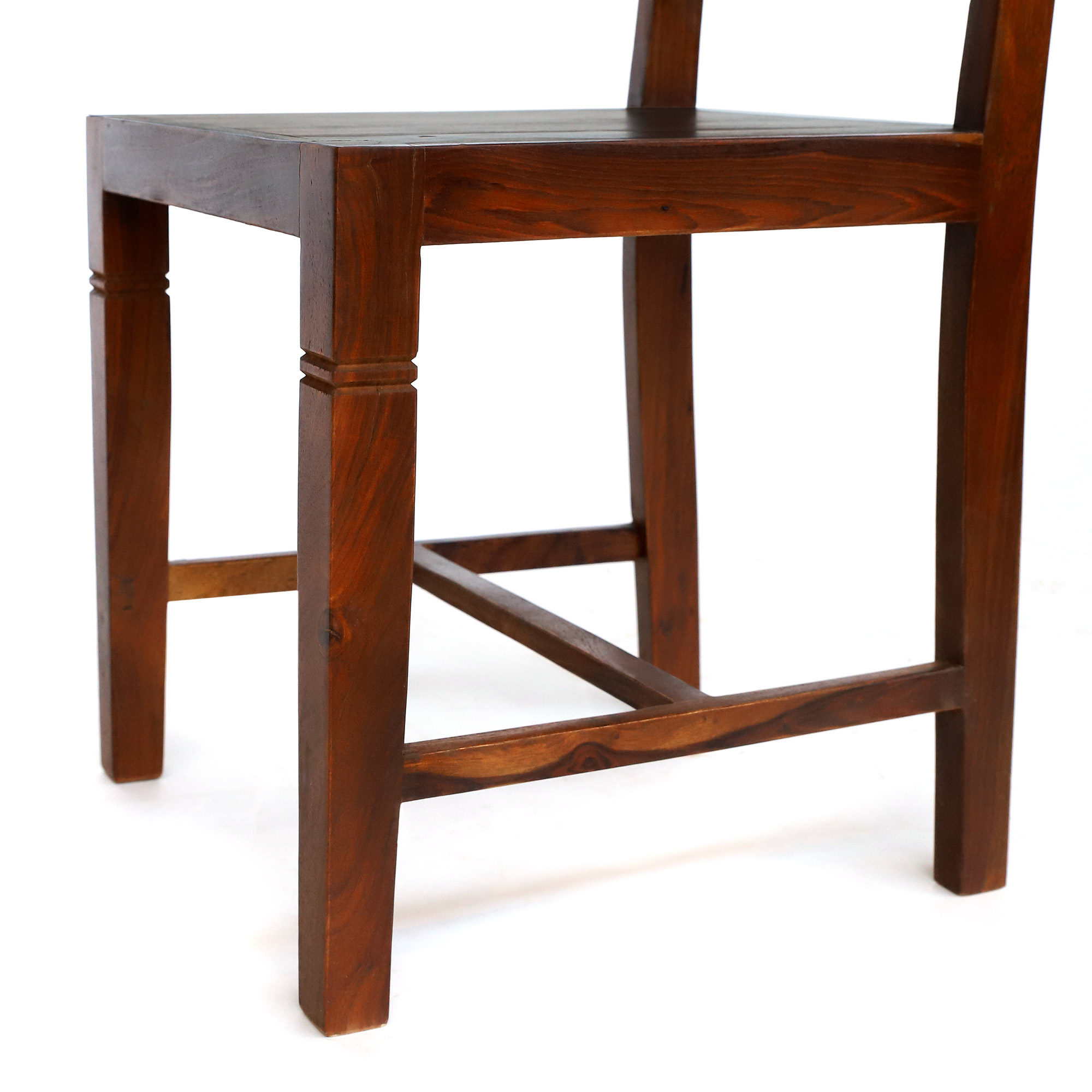 Stuhl aus Palisander, braun, B 43 cm, H 110 cm, T 45 cm von fischer's lagerhaus