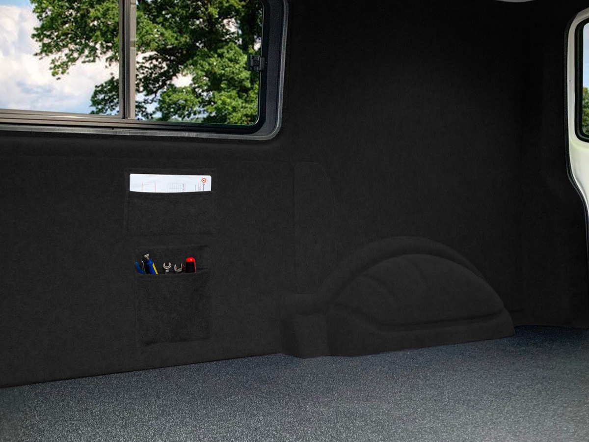 Monstershop camper bekleding met opbergvakken - Black