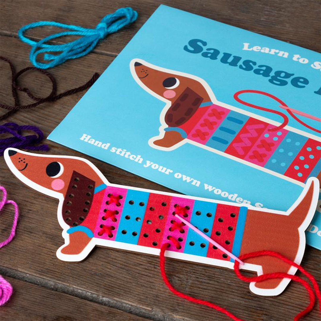 rex london rijgkaart - sausage dog