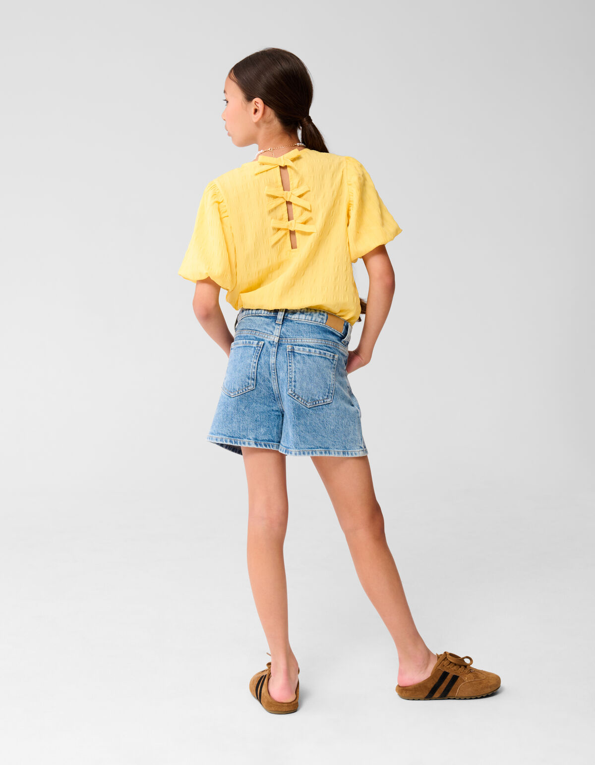 Strass Short Bleached