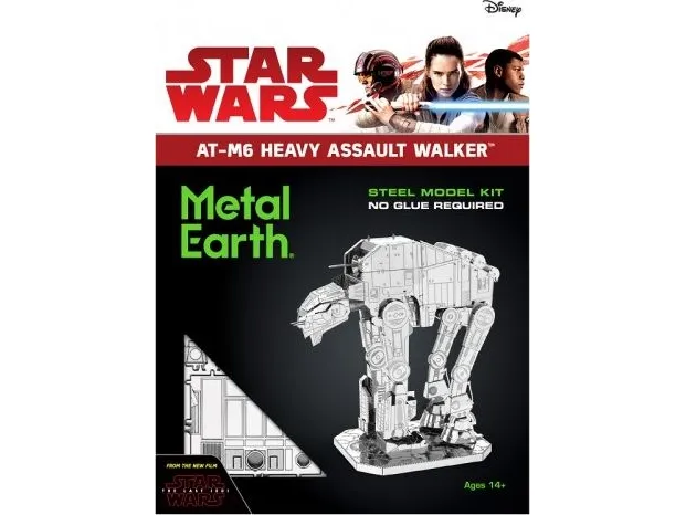 Metal Earth Metal Earth, Star Wars AT-M6 Heavy Assault Walker Metalowy Model Do Składania.
