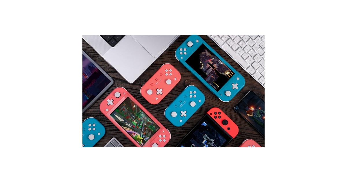 8BitDoLite 2 Pink gamepad  (Pink, Android, Switch, Raspberry Pi)