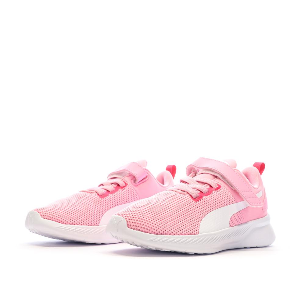 Puma Baskets Rose/Blanche Fille Puma Flyer Runner