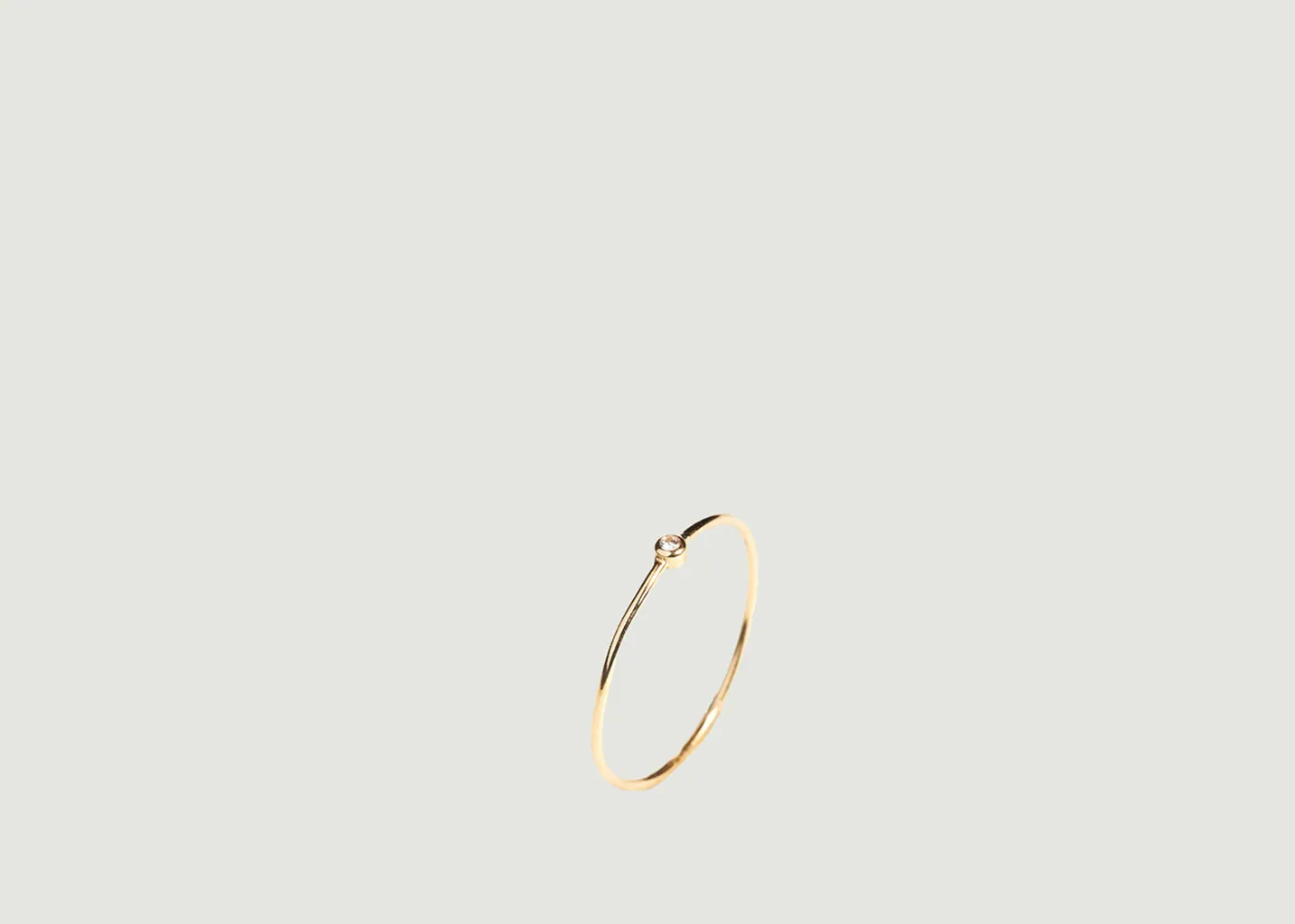 Bague en or Je t'aime Temps avec diamant Moncomble