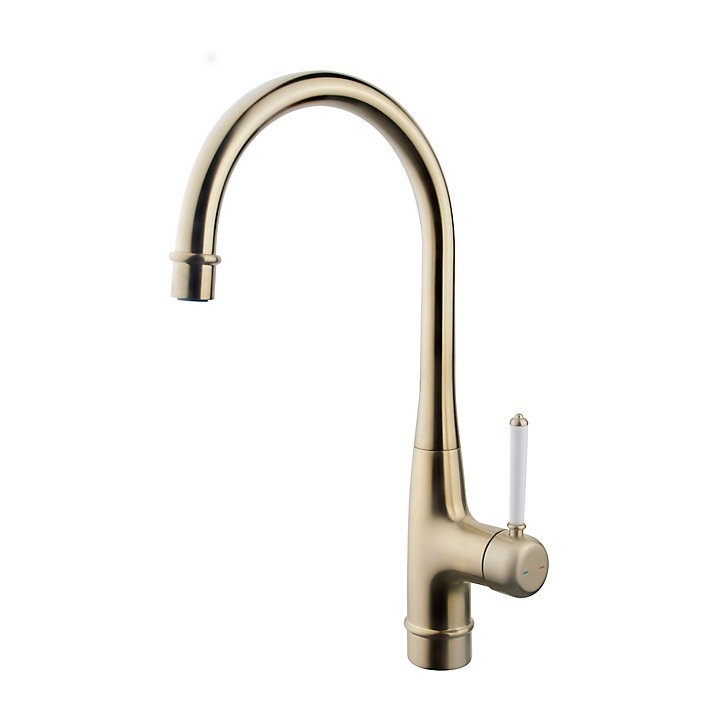 Mitigeur de cuisine doré GoodHome Filbert