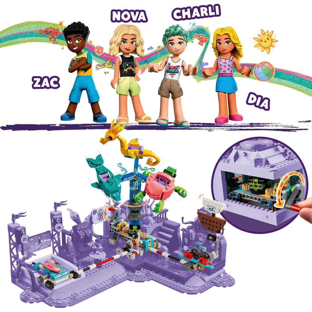 LEGO Friends 41737 Strand-Vergnügungspark-Set